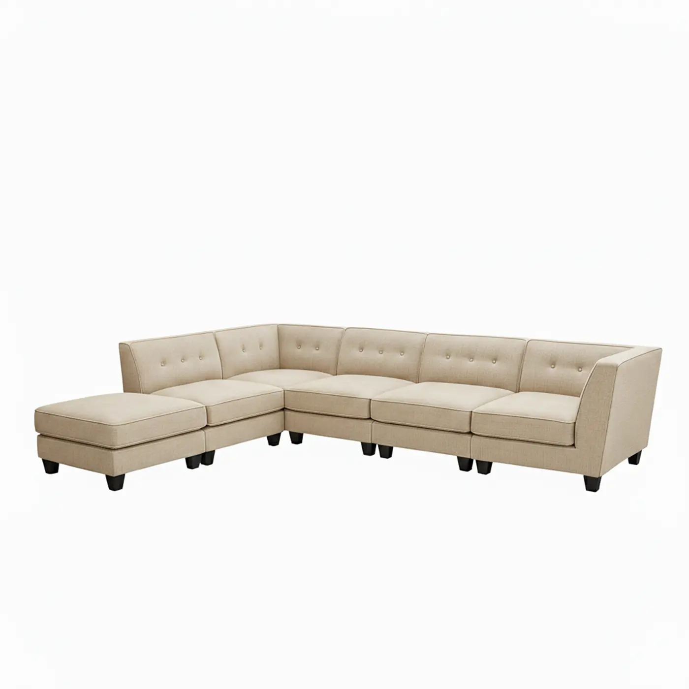 6 Pcs Modular Sectional