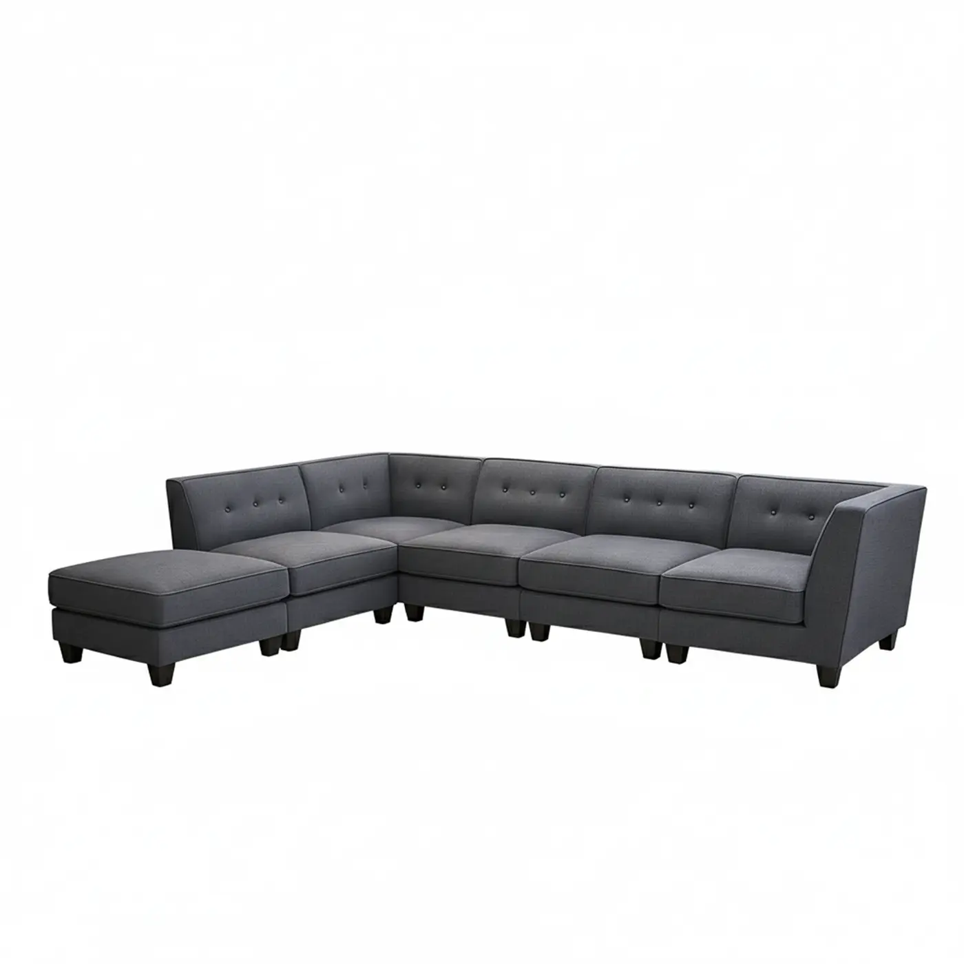 6 Pcs Modular Sectional