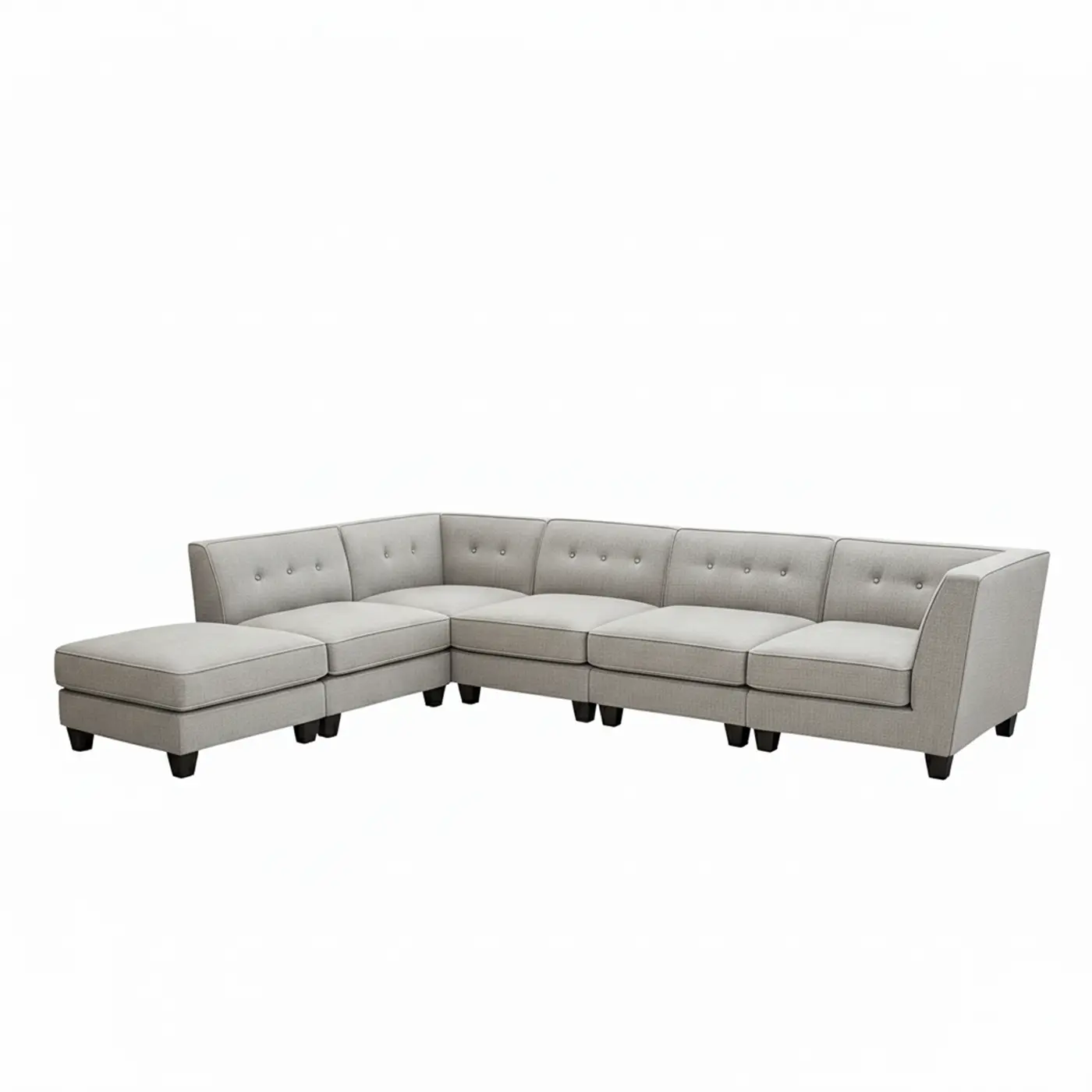 6 Pcs Modular Sectional