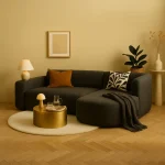 Arco Modern Curve Chaise Sofa