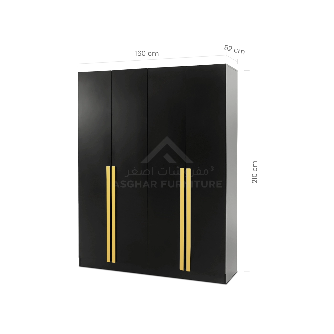 Alcea 4-Door Wardrobe