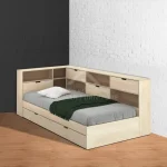 Haven Contemporary Bed with Drawers