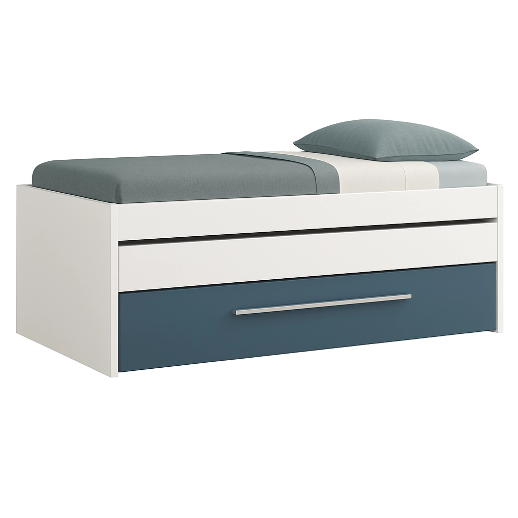 Coastal Bed with Trundle & Storage