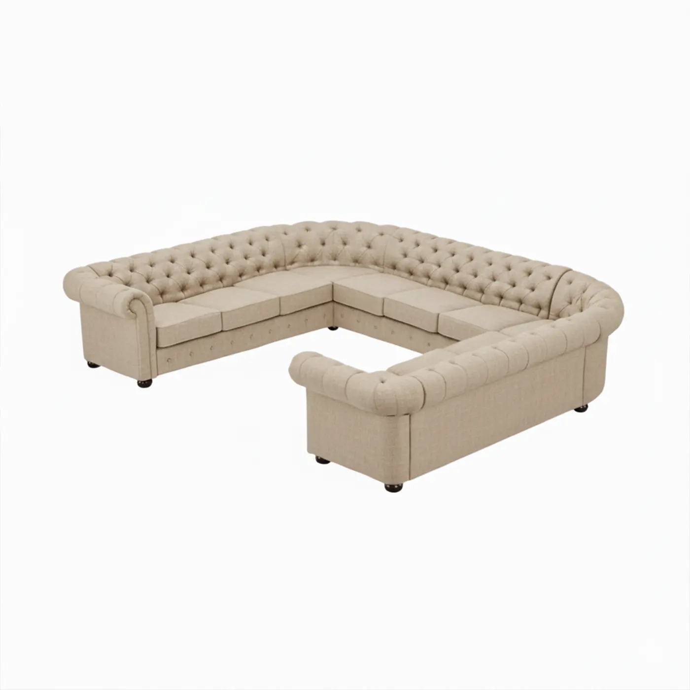 Diwan tufted sofa