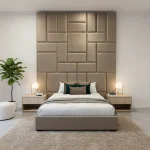 Grid Luxe Headboard Panel
