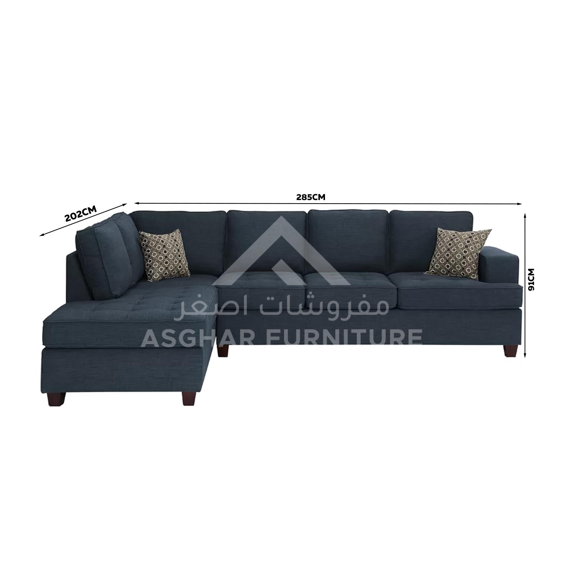 Jose L Shape Sectional Sofa