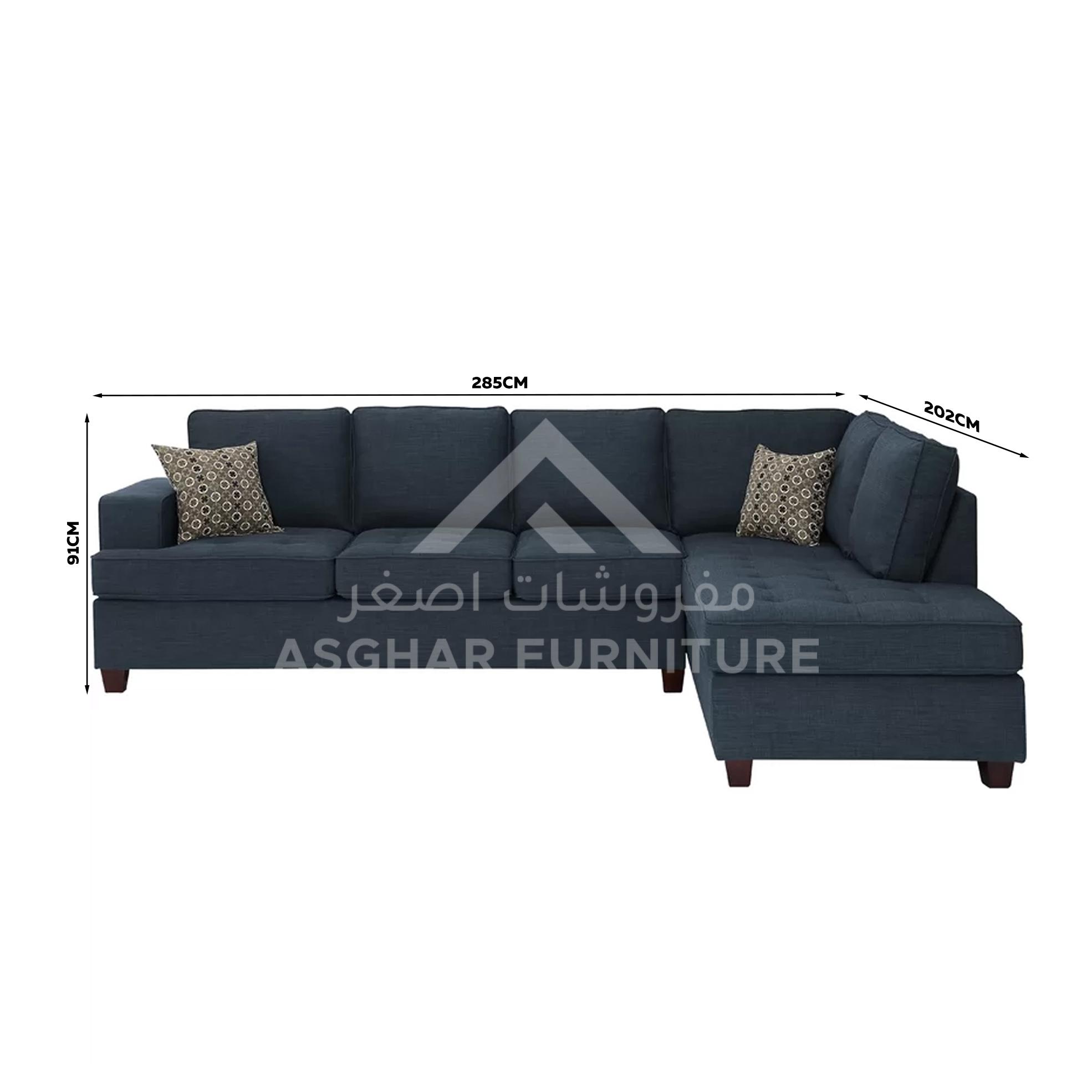 Jose L Shape Sectional Sofa