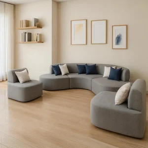 Lamsa Curved Modular Sofa Set