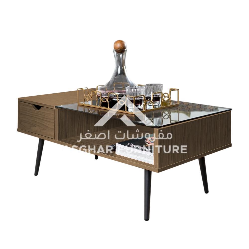 Mansel Glass Top Coffee Table