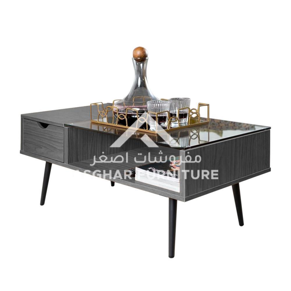 Mansel Glass Top Coffee Table