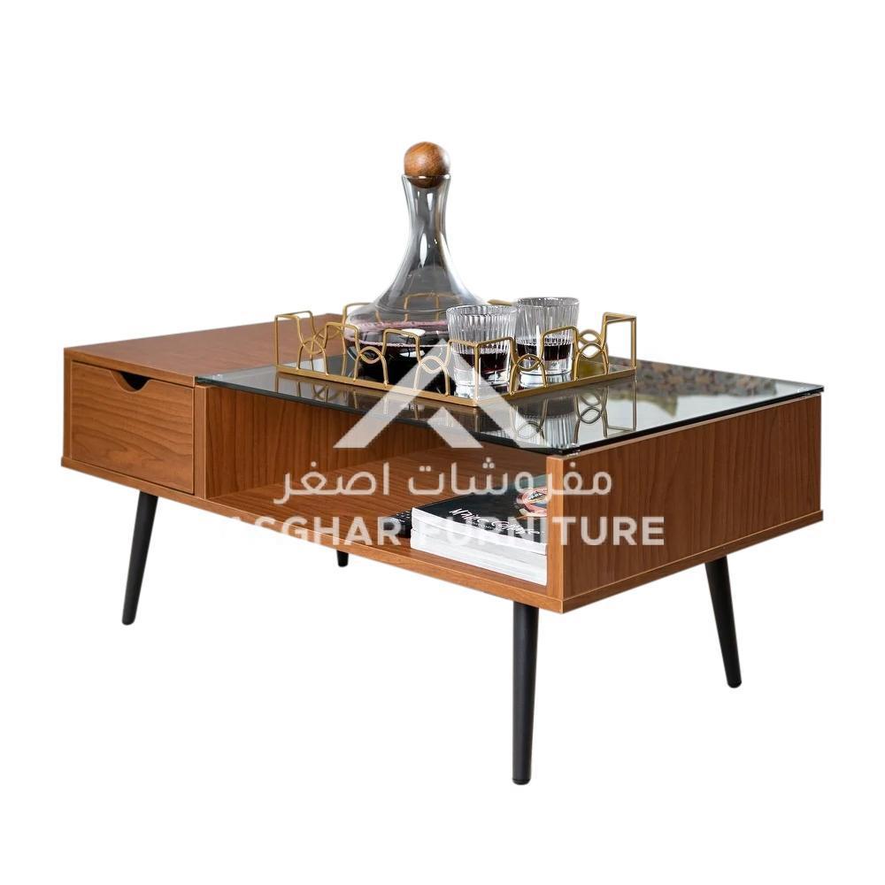 Mansel Glass Top Coffee Table