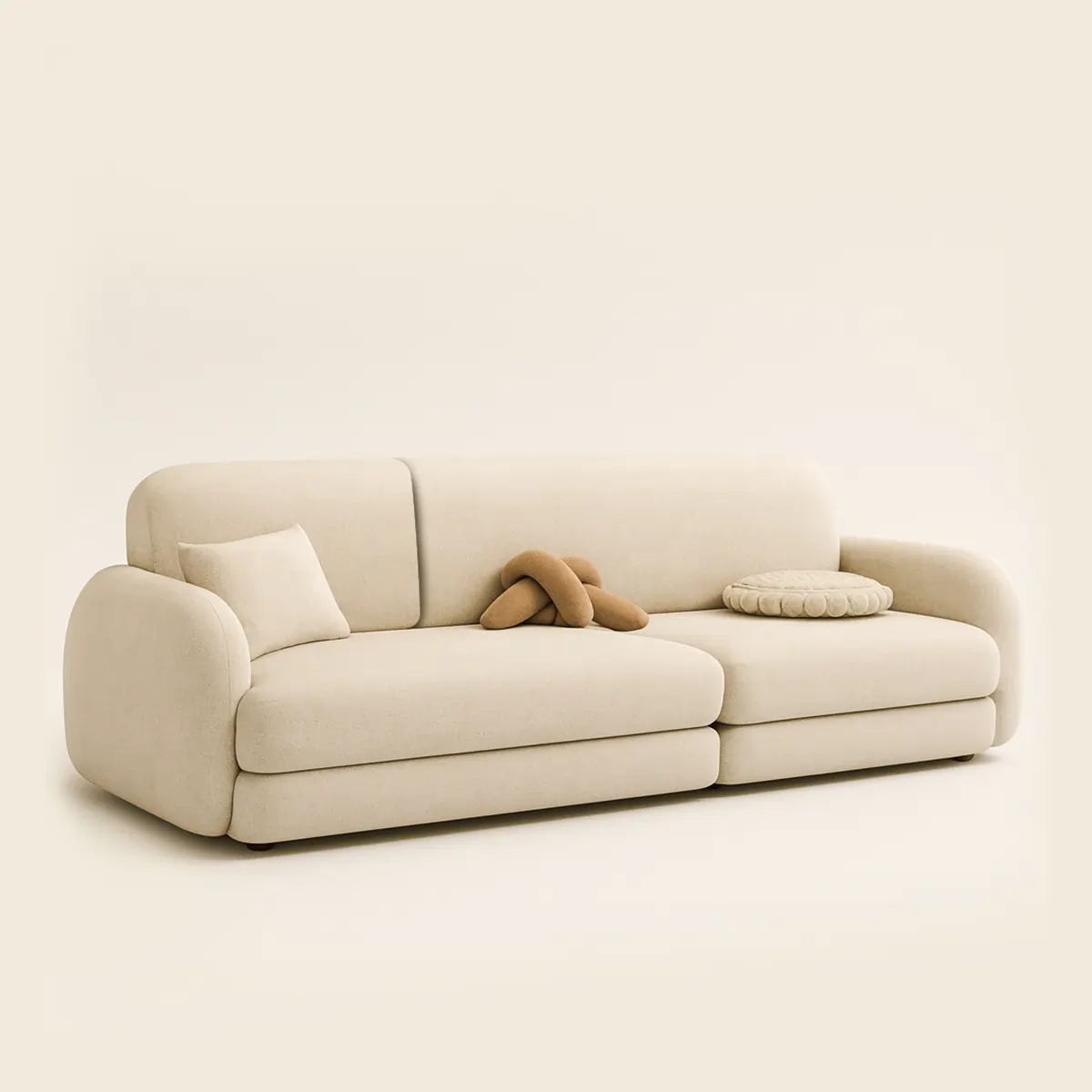 PlushContour Sofa Set