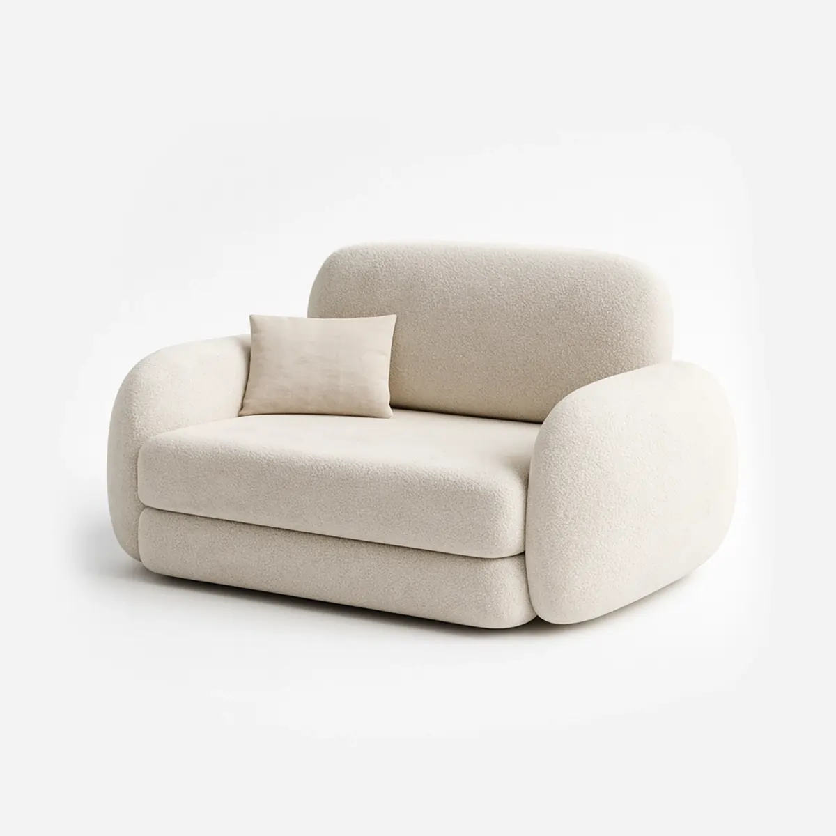 PlushContour Sofa Set