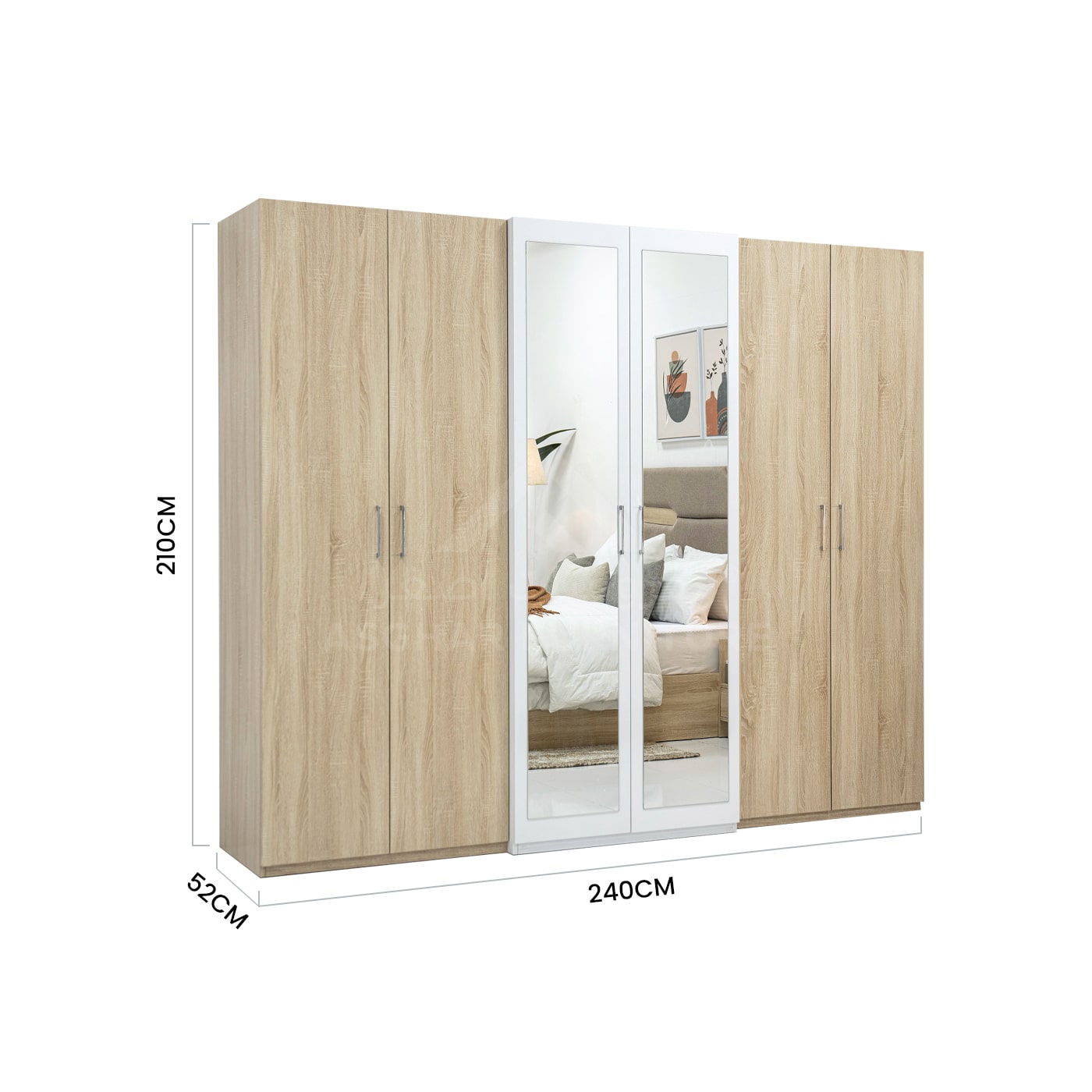 Rubik’s 6 - Door Wardrobe