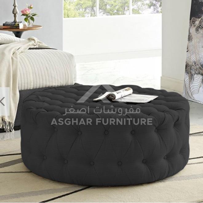 Meridia Button Tufted Ottoman