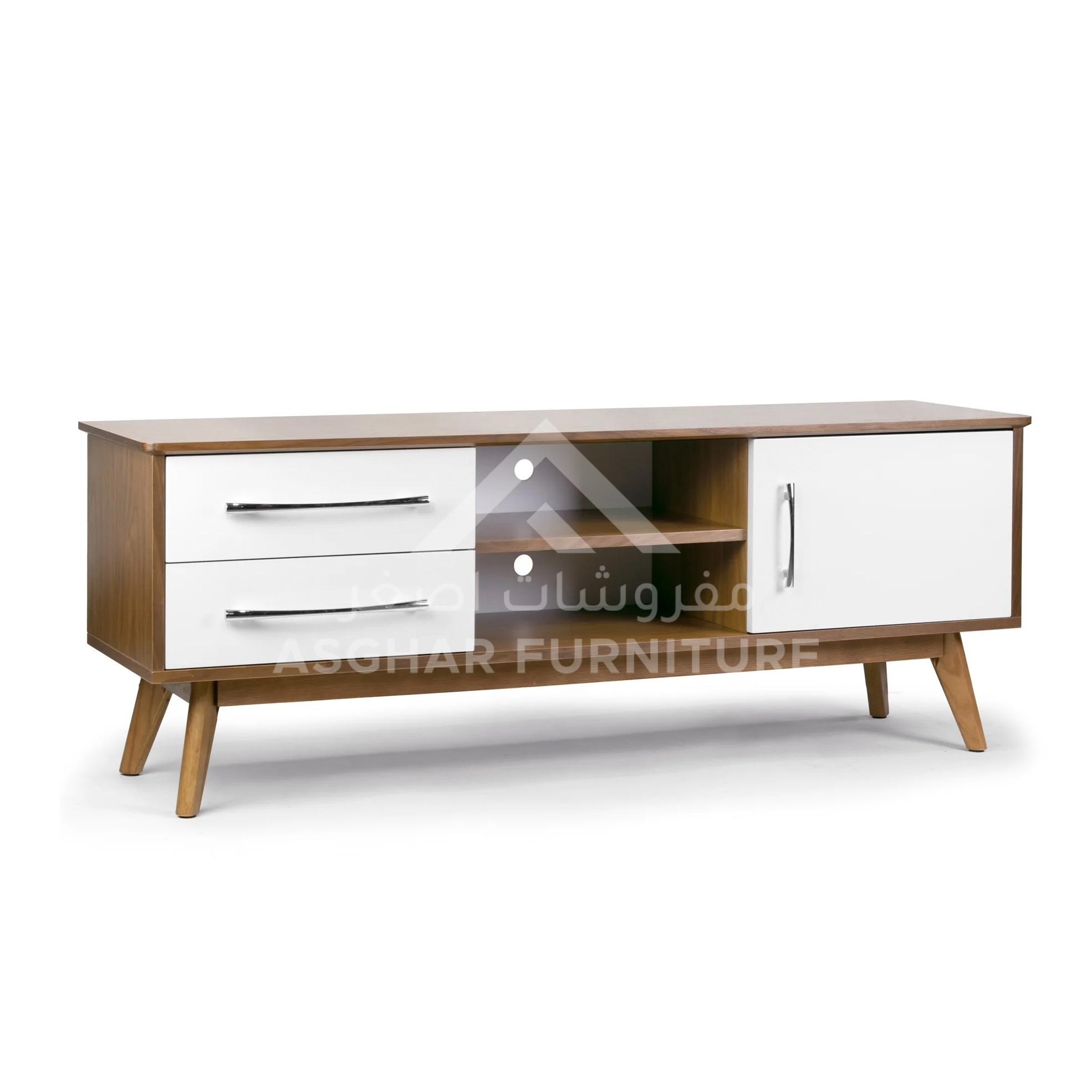 Alvar Two-Tone TV Stand