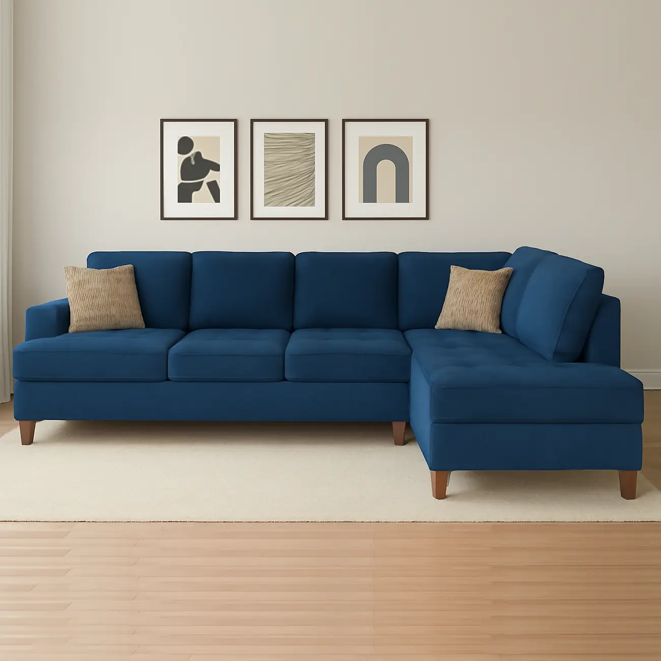 Jose L Shape Sectional Sofa