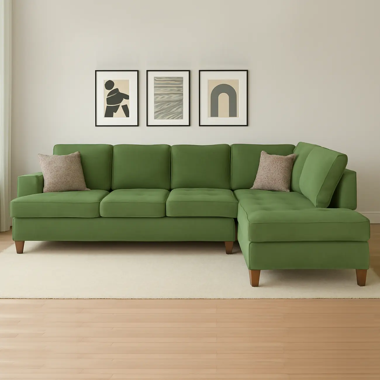Jose L Shape Sectional Sofa