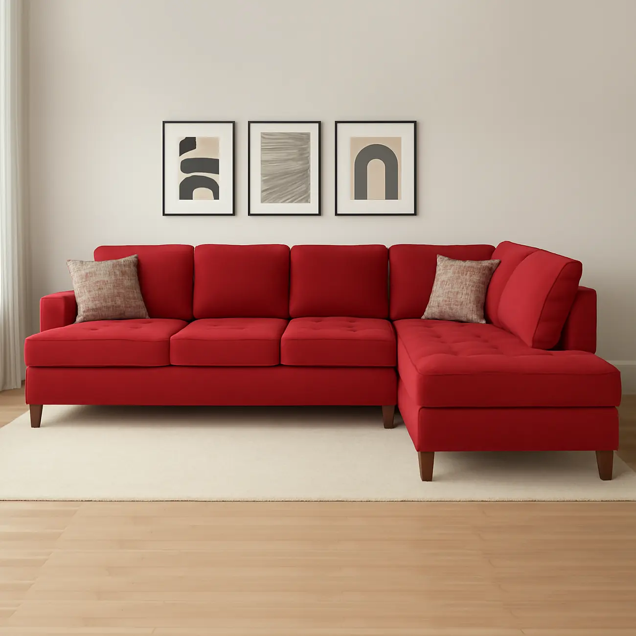Jose L Shape Sectional Sofa