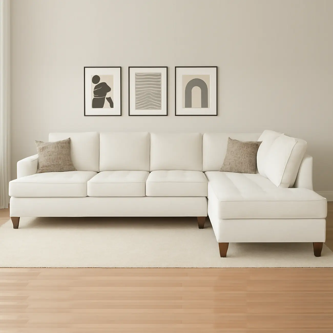 Jose L Shape Sectional Sofa