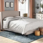 Laron Upholstered Bed with Free Mattress