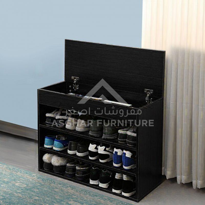Lift-Top Shoe Rack