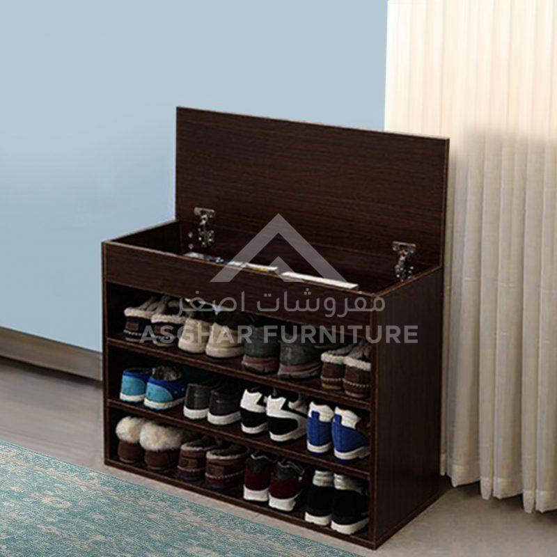 Lift-Top Shoe Rack