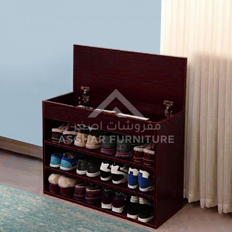 Lift-Top Shoe Rack