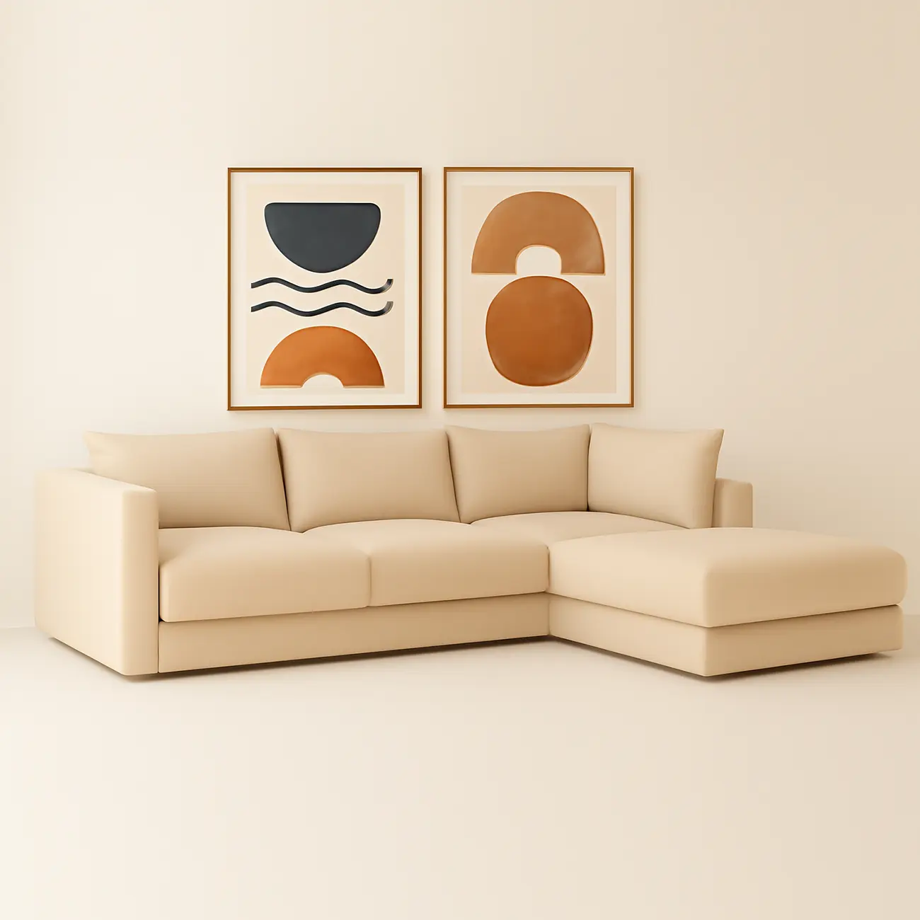 Pawnee 3-Piece Ottoman Sectional