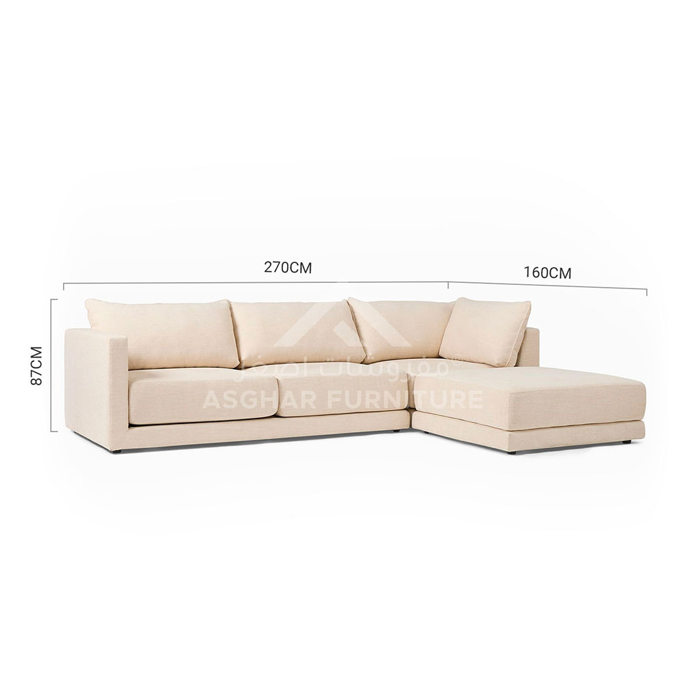 Pawnee 3-Piece Ottoman Sectional